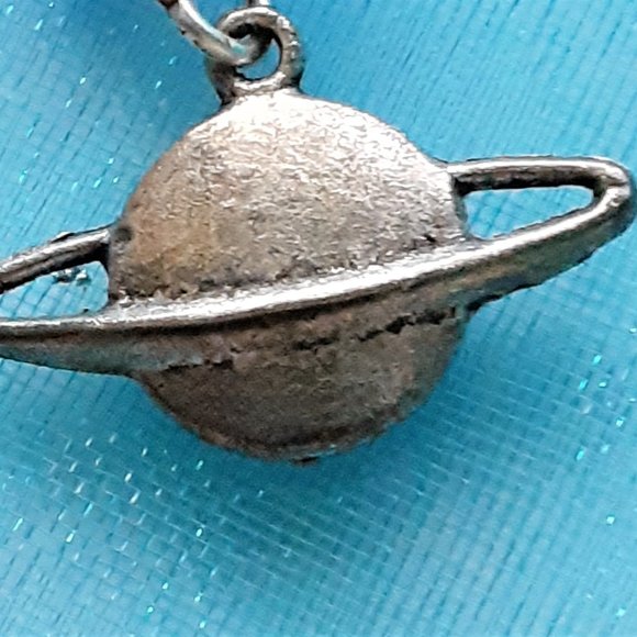 Handmade 'Saturn' Earrings - Picture 3 of 6